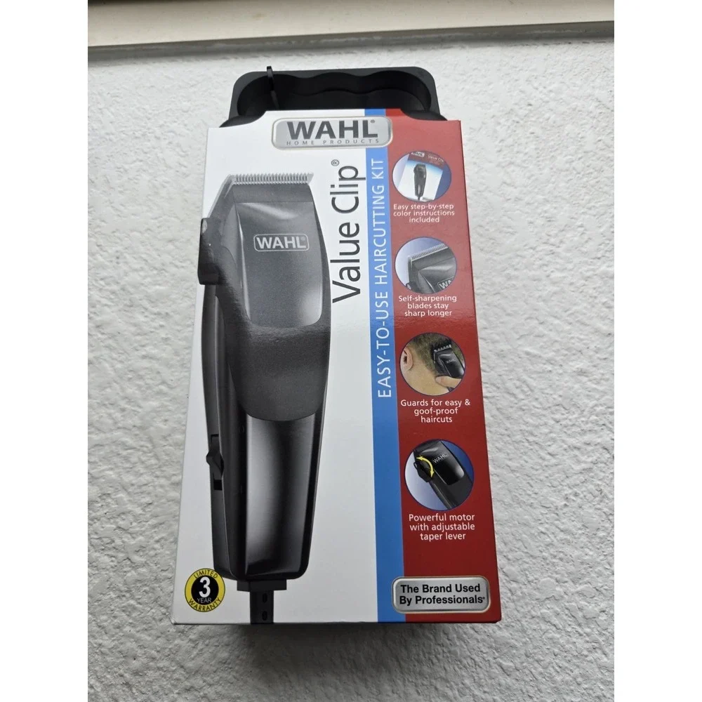 WAHL Value Clip Easy-to-Use Hair Cutting Kit . New Sealed Box.